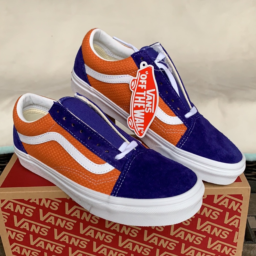 VANS OLD SKOOL P & C Royal Blue/Apricot Buff Men’s - Picture 2 of 14